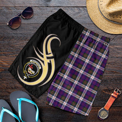 MacDonald Dress Modern Tartan Crest Men's Short PM8