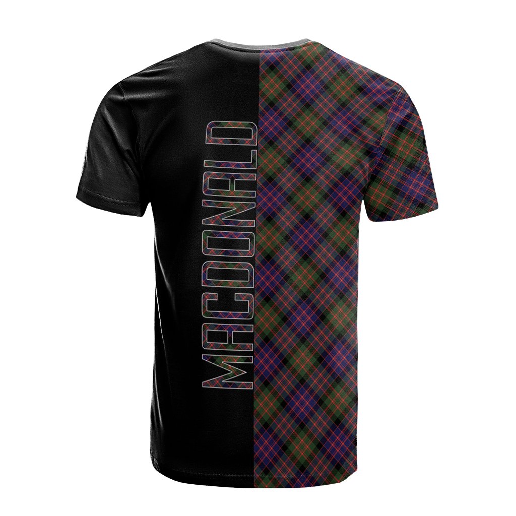 MacDonald Modern Tartan T-Shirt Half of Me - Cross Style