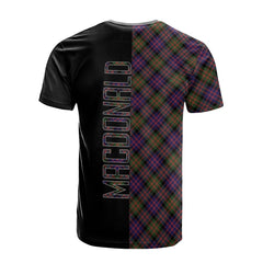 MacDonald Modern Tartan T-Shirt Half of Me - Cross Style