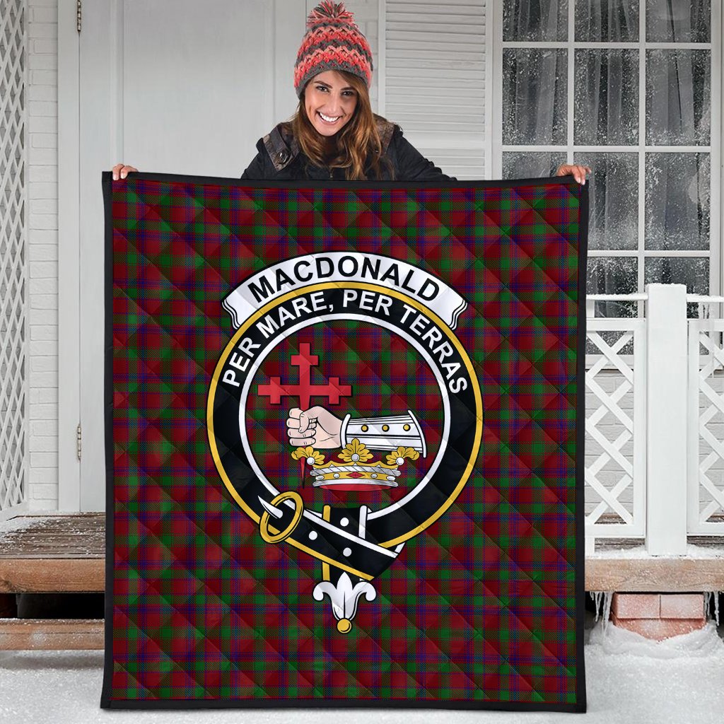 MacDonald of Aird and Valley Tartan Crest Quilt
