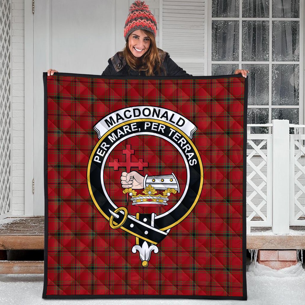 MacDonald of Belfinlay Tartan Crest Quilt
