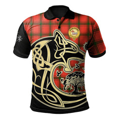 MacDonald of Sleat Tartan Polo Shirt Viking Wolf