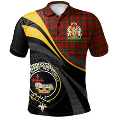 MacDonald of Staffa 01 Tartan Polo Shirt - Royal Coat Of Arms Style