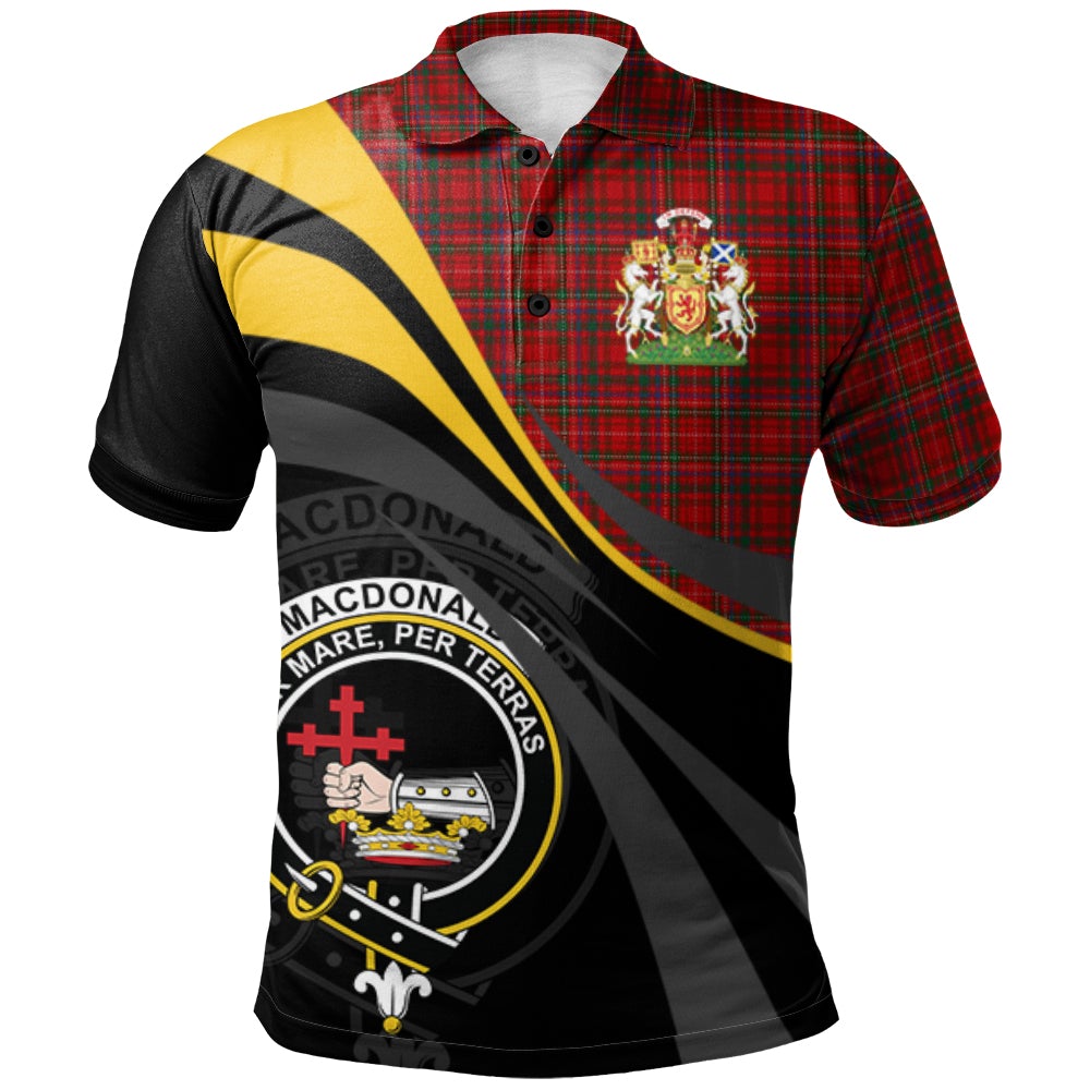 MacDonald of Staffa 02 Tartan Polo Shirt - Royal Coat Of Arms Style