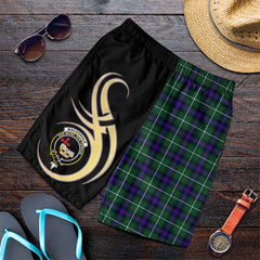 MacDonald of the Isles Hunting Modern Tartan Crest Men's Short PM8