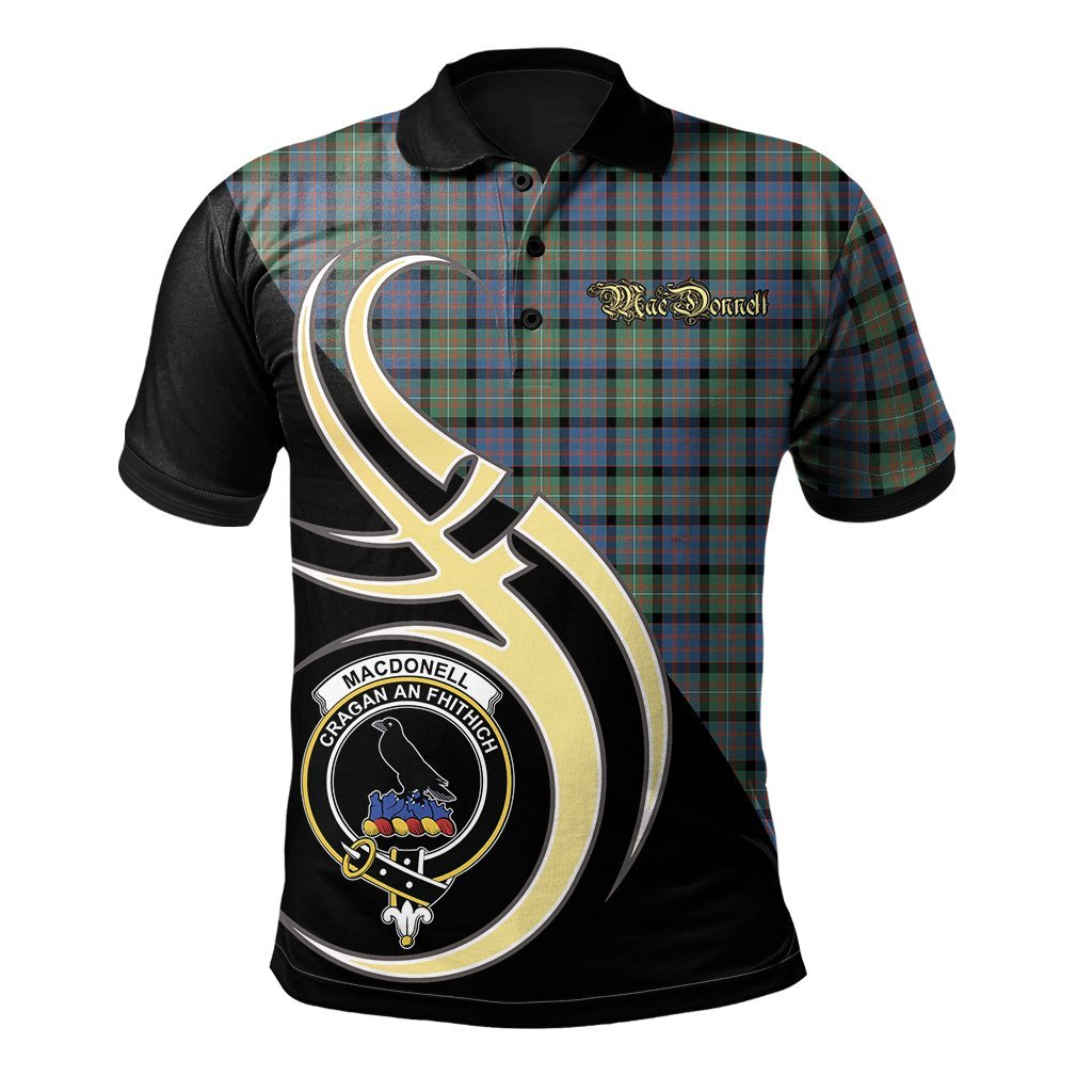 MacDonnell of Glengarry Ancient Tartan Polo Shirt - Believe In Me Style