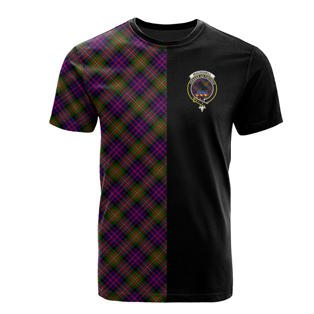 MacDonnell of Glengarry Modern Tartan T-Shirt Half of Me - Cross Style