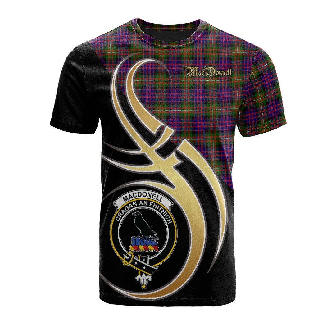 MacDonnell of Glengarry Modern Tartan T-shirt - Believe In Me Style
