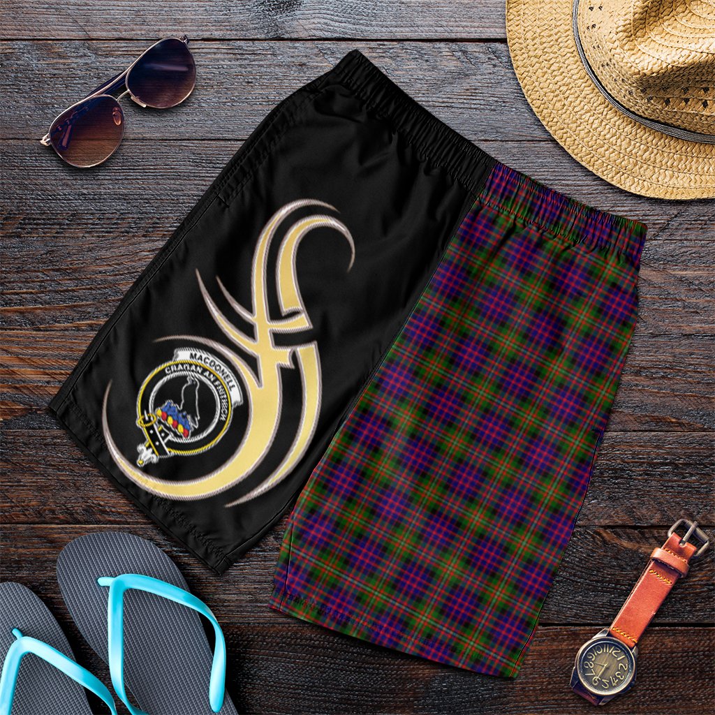 MacDonnell of Glengarry Modern Tartan Crest Men's Short PM8