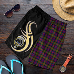 MacDonnell of Glengarry Modern Tartan Crest Men's Short PM8