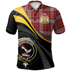 MacDougal Dress Tartan Polo Shirt - Royal Coat Of Arms Style