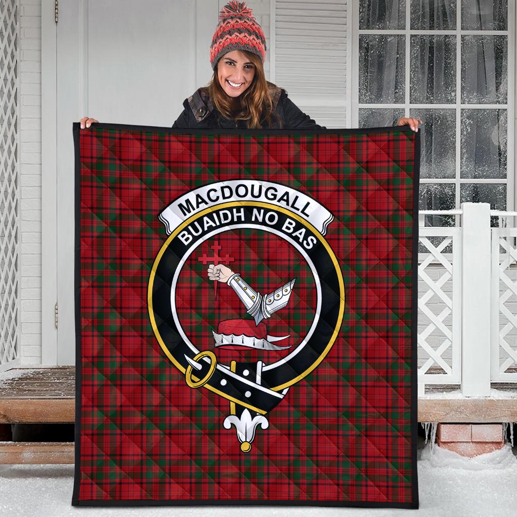 MacDougall Kinloch Anderson Tartan Crest Quilt
