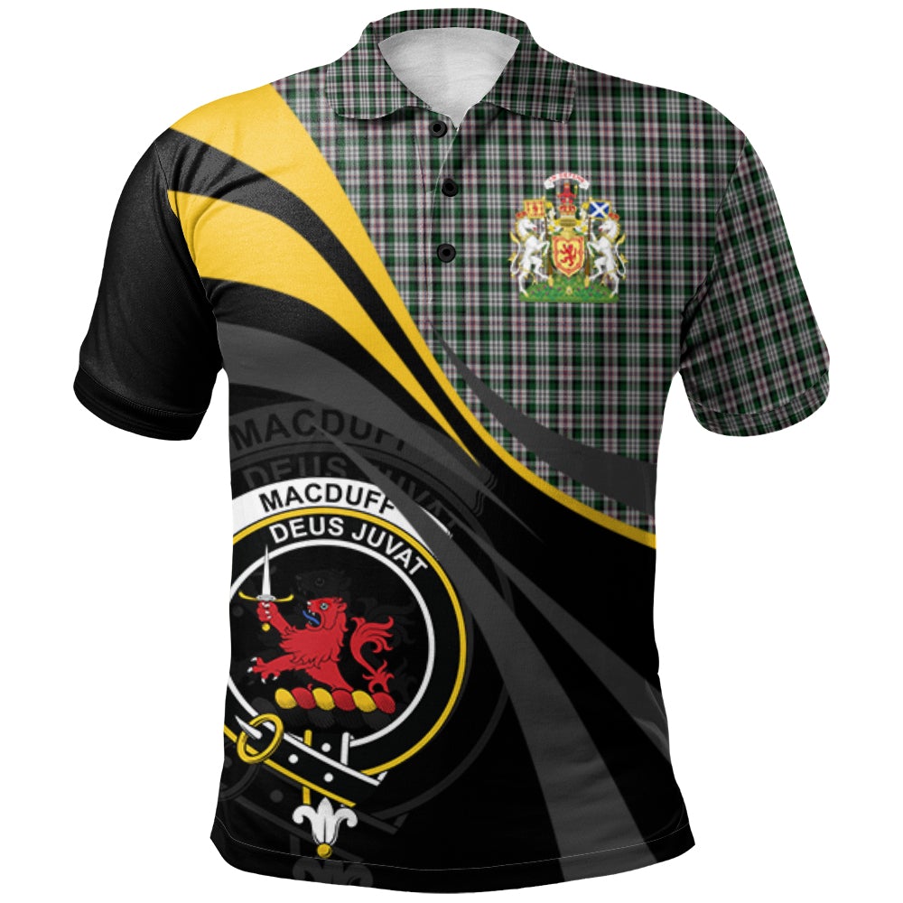 MacDuff Dress 01 Tartan Polo Shirt - Royal Coat Of Arms Style