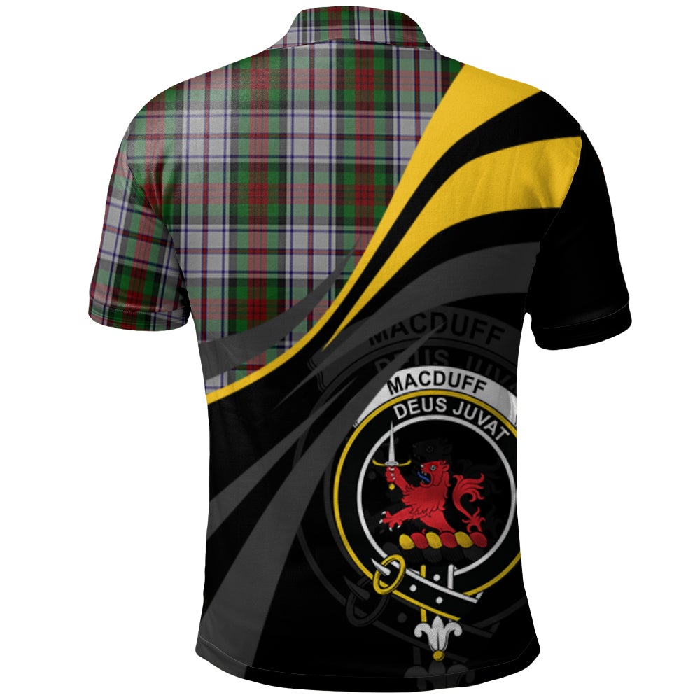 MacDuff Dress 02 Tartan Polo Shirt - Royal Coat Of Arms Style