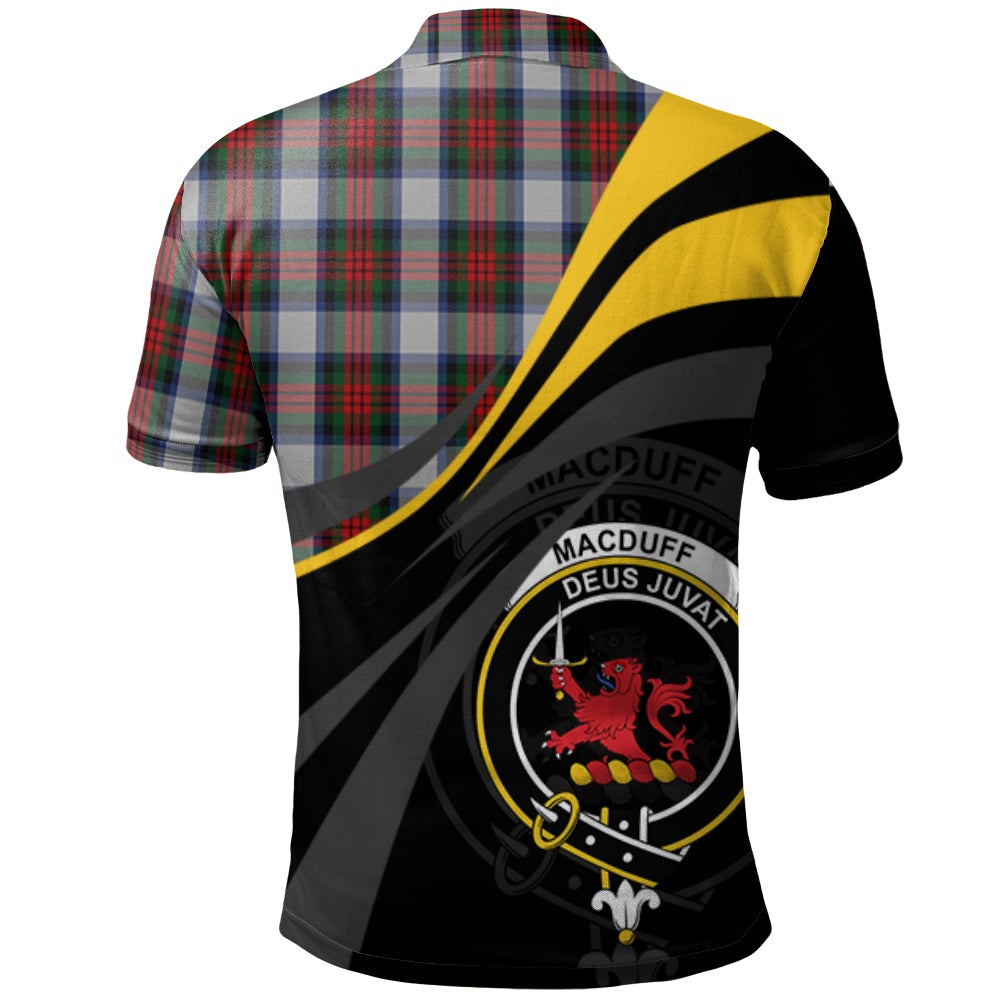 MacDuff Dress 05 Tartan Polo Shirt - Royal Coat Of Arms Style