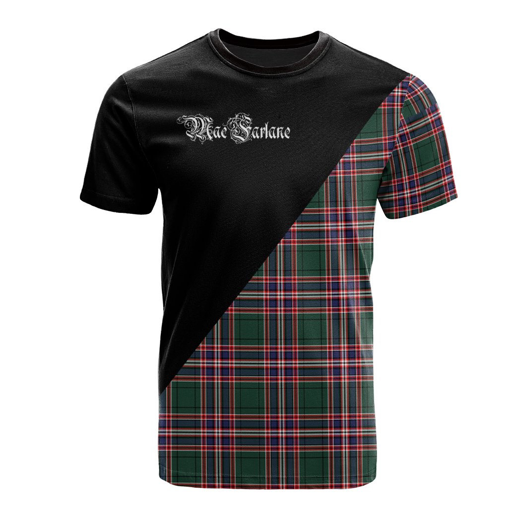 MacFarlane Hunting Modern Tartan - Military T-Shirt