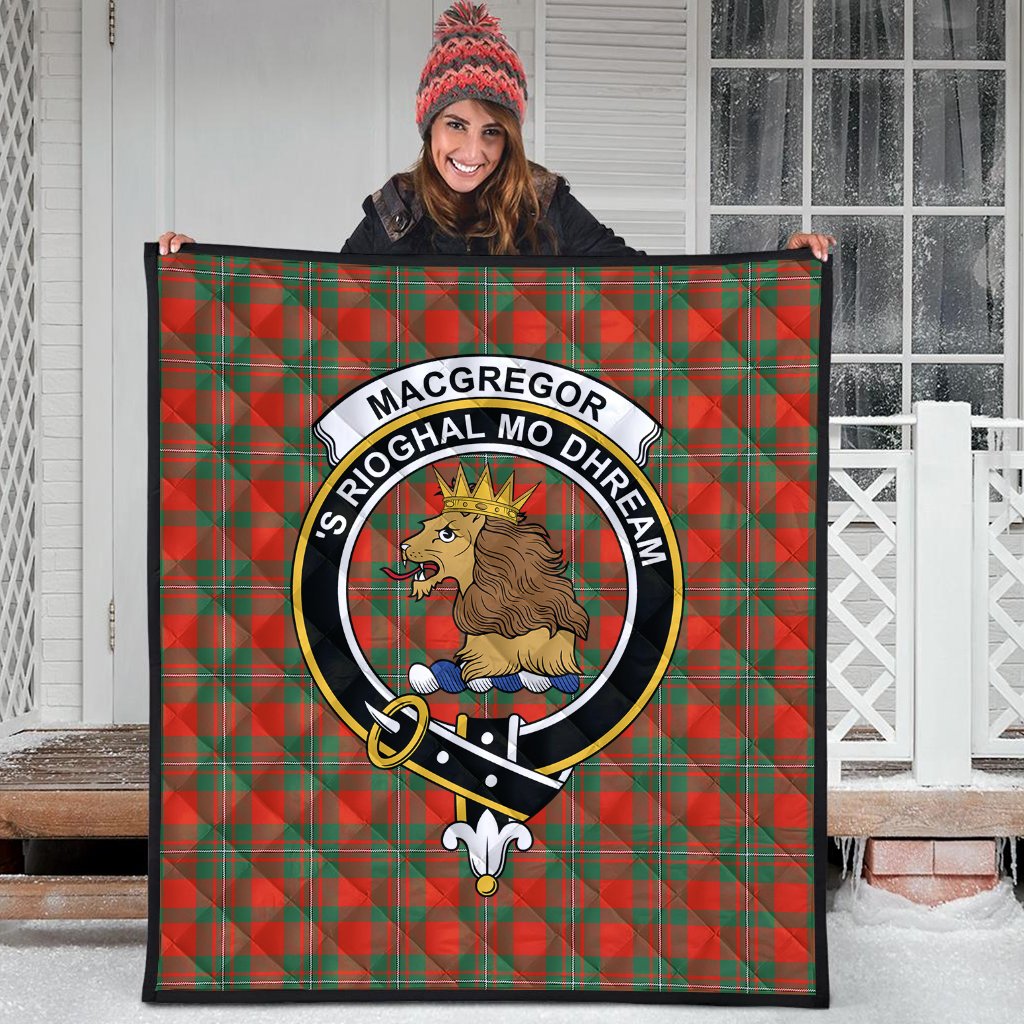 MacGregor Ancient Tartan Crest Quilt