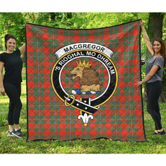 MacGregor Ancient Tartan Crest Quilt