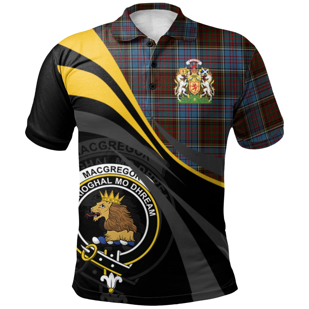 MacGregor Hastie Tartan Polo Shirt - Royal Coat Of Arms Style