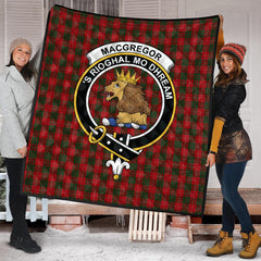 MacGregor of Balquhidder Tartan Crest Quilt