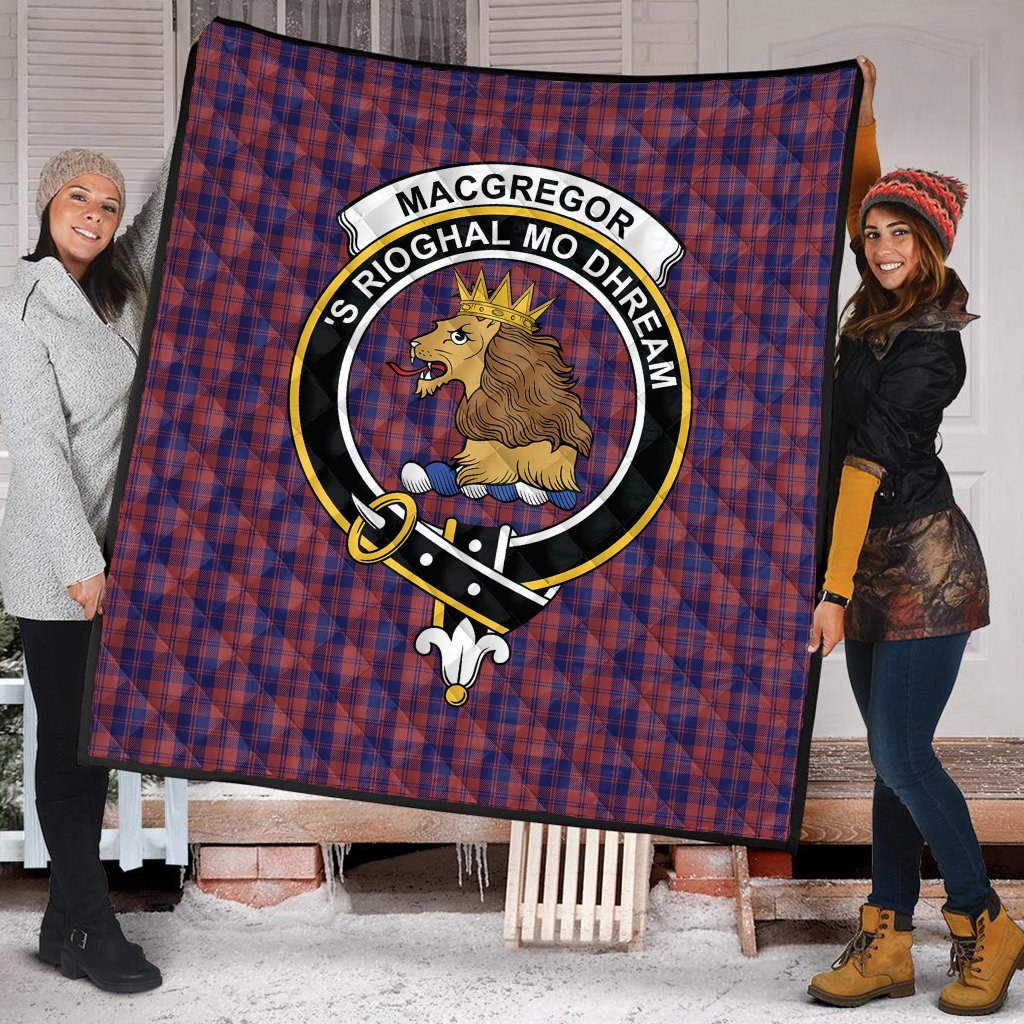 MacGregor of Glengyle Tartan Crest Quilt