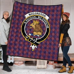 MacGregor of Glengyle Tartan Crest Quilt