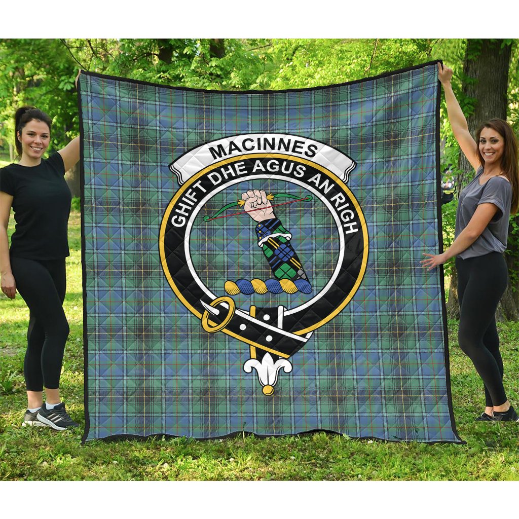 MacInnes Ancient Tartan Crest Quilt
