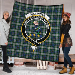 MacInnes Dress Tartan Crest Quilt