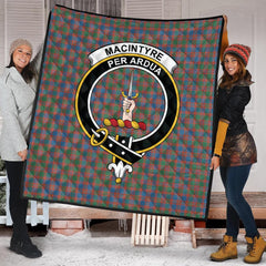 MacIntyre Ancient Tartan Crest Quilt