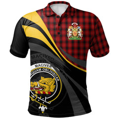 MacIver 01 Tartan Polo Shirt - Royal Coat Of Arms Style