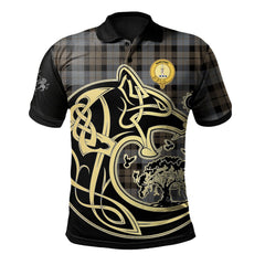 MacKay Weathered Tartan Polo Shirt Viking Wolf