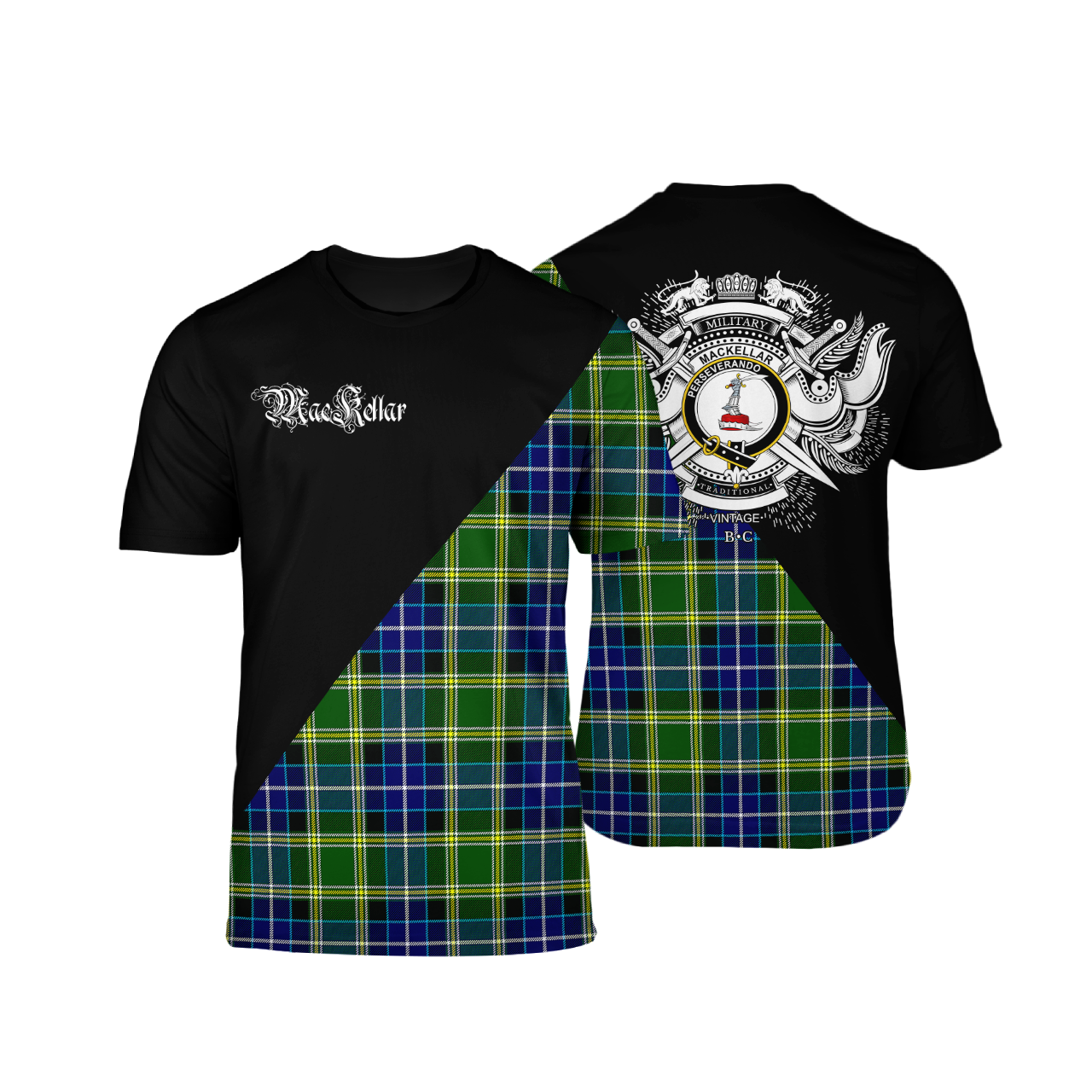 MacKellar Tartan - Military T-Shirt