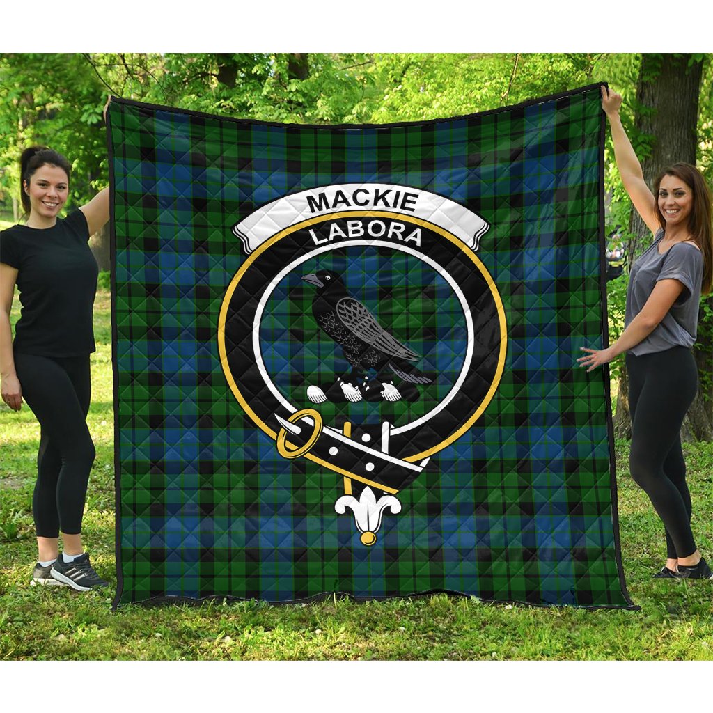 MacKie Tartan Crest Quilt