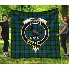 MacKie Tartan Crest Quilt