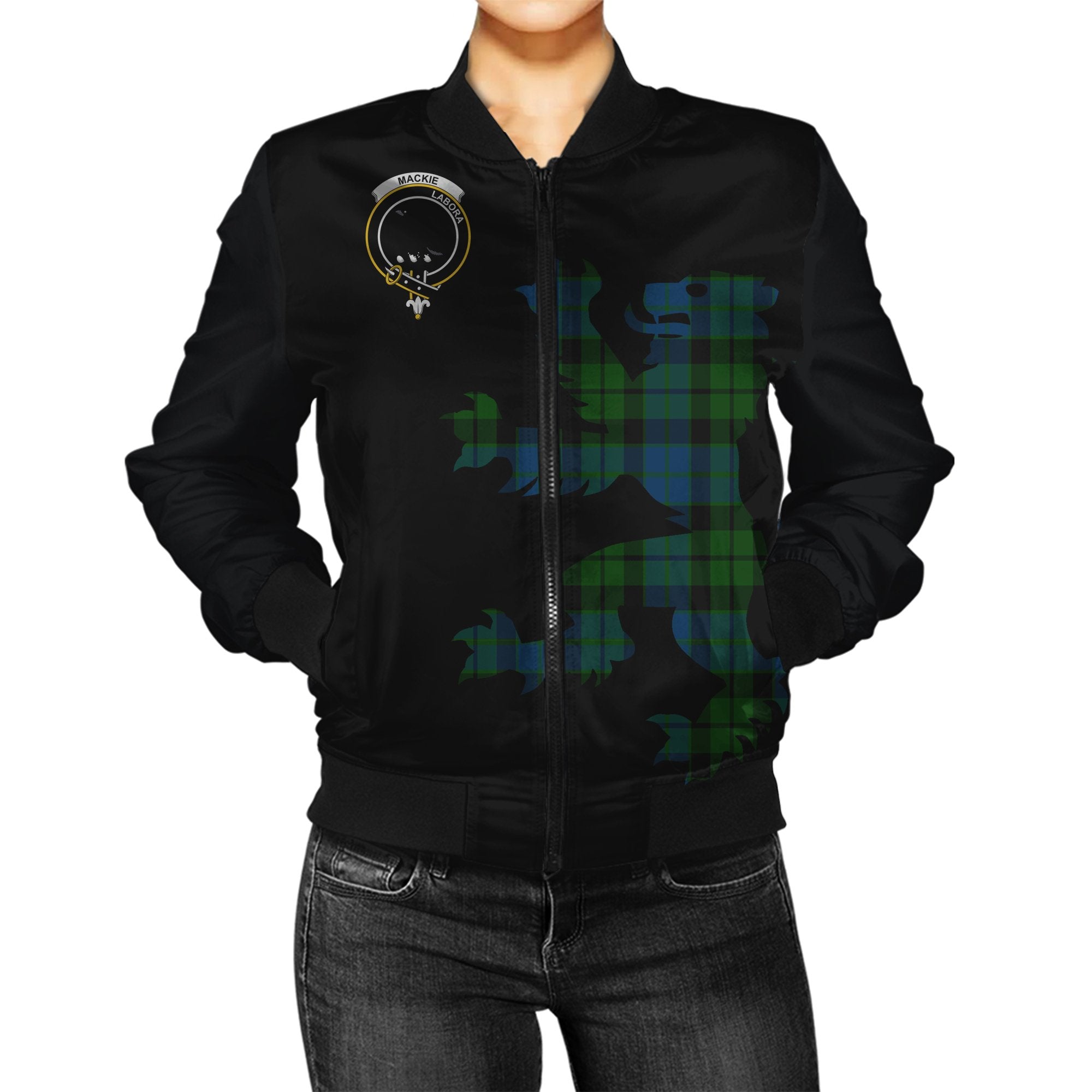 MacKie Tartan Bomber Jacket Lion & Thistle