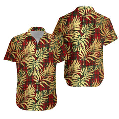 MacKillop 02 Tartan Vintage Leaves Hawaiian Shirt