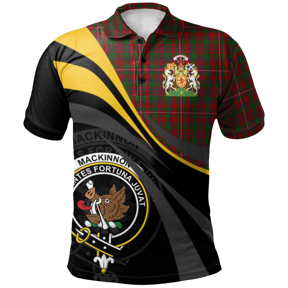 MacKinnon 07 Tartan Polo Shirt - Royal Coat Of Arms Style