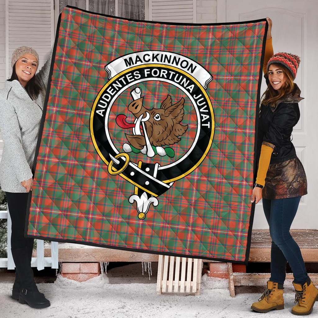 MacKinnon Ancient Tartan Crest Quilt