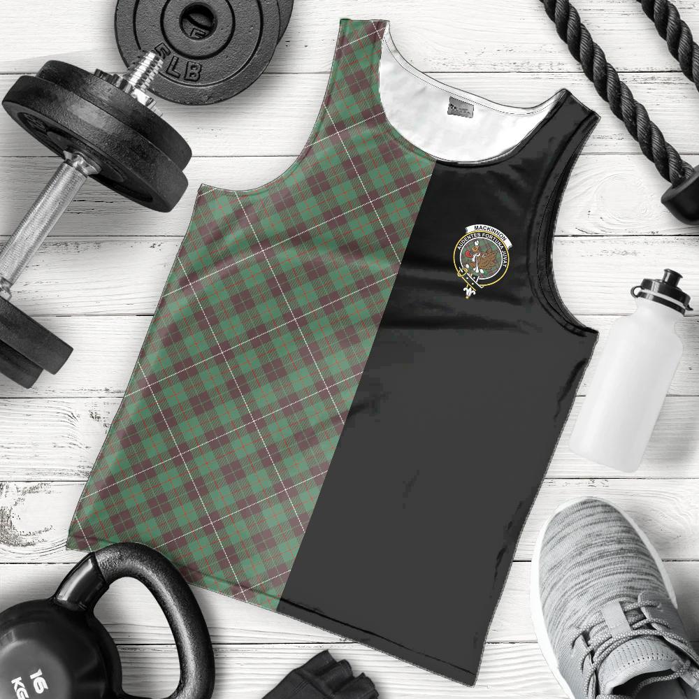MacKinnon Hunting Ancient Tartan Crest Men's Tank Top - Cross Style