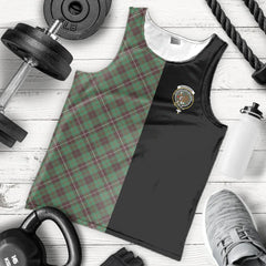 MacKinnon Hunting Ancient Tartan Crest Men's Tank Top - Cross Style
