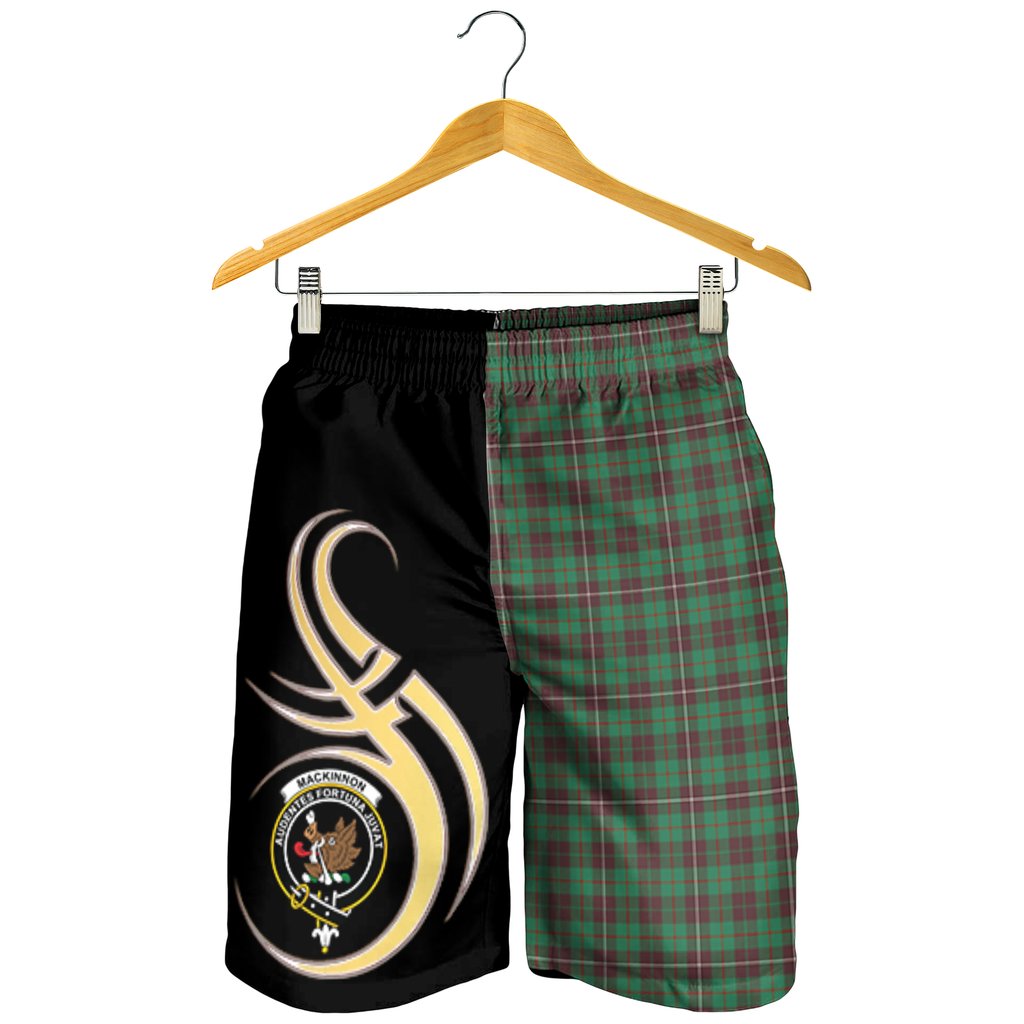 MacKinnon Hunting Ancient Tartan Crest Men's Short PM8