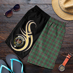 MacKinnon Hunting Ancient Tartan Crest Men's Short PM8