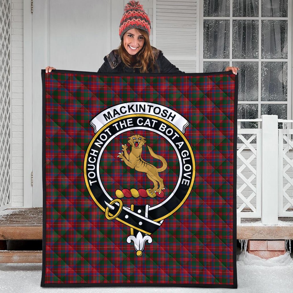 MacKintosh Geddes Tartan Crest Quilt
