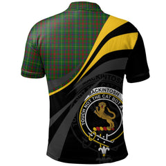 MacKintosh Hunting Tartan Polo Shirt - Royal Coat Of Arms Style