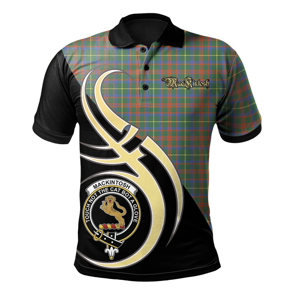 MacKintosh Hunting Ancient Tartan Polo Shirt - Believe In Me Style