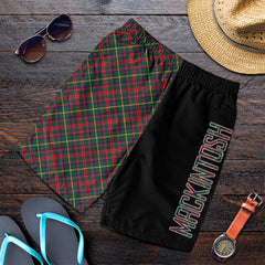 MacKintosh Hunting Modern Tartan Crest Men's Short - Cross Style