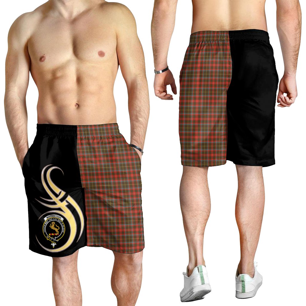 MacKintosh Hunting Weathered Tartan Crest Men's Short PM8