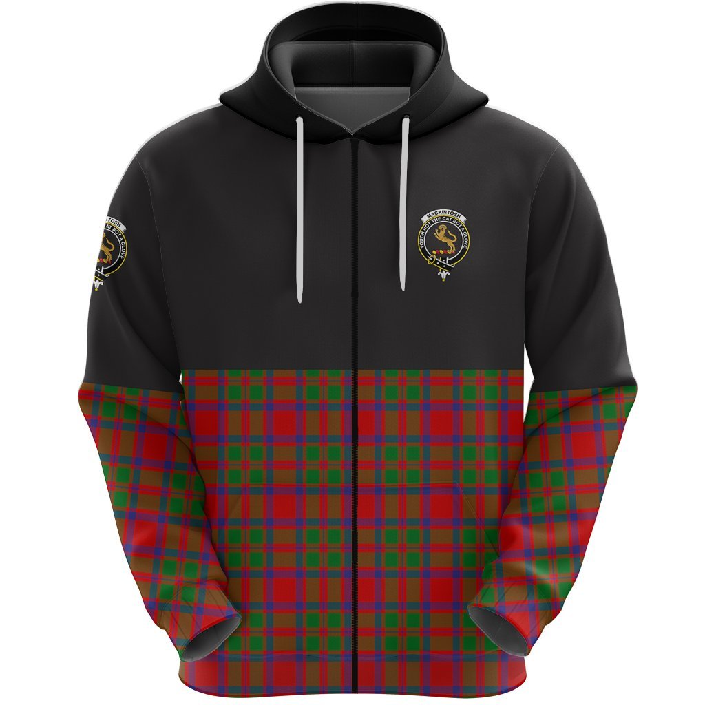 MacKintosh Modern Clan Half Of Tartan Zipper Hoodie