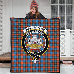 MacLachlan Ancient Tartan Crest Quilt