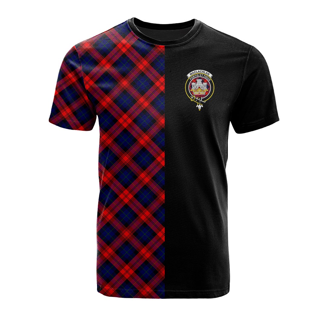 MacLachlan Modern Tartan T-Shirt Half of Me - Cross Style